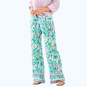 NWOT Lilly Pulitzer Harbour Palazzo Lilac Verbena